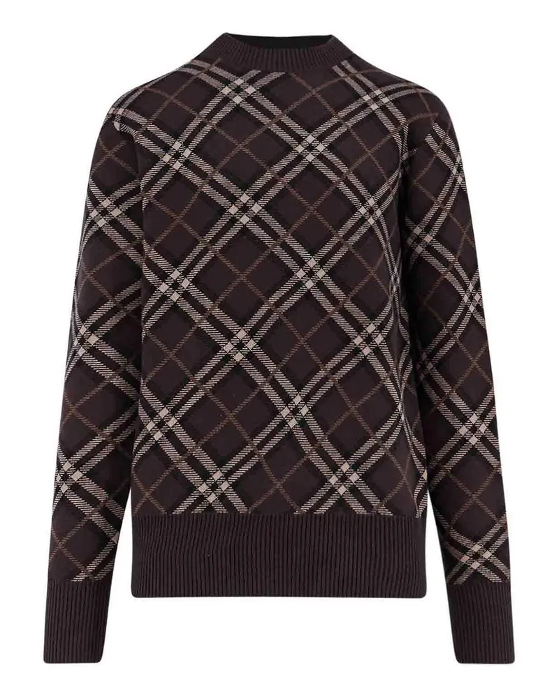 Burberry Rundhalspullover - Schwarz Schwarz