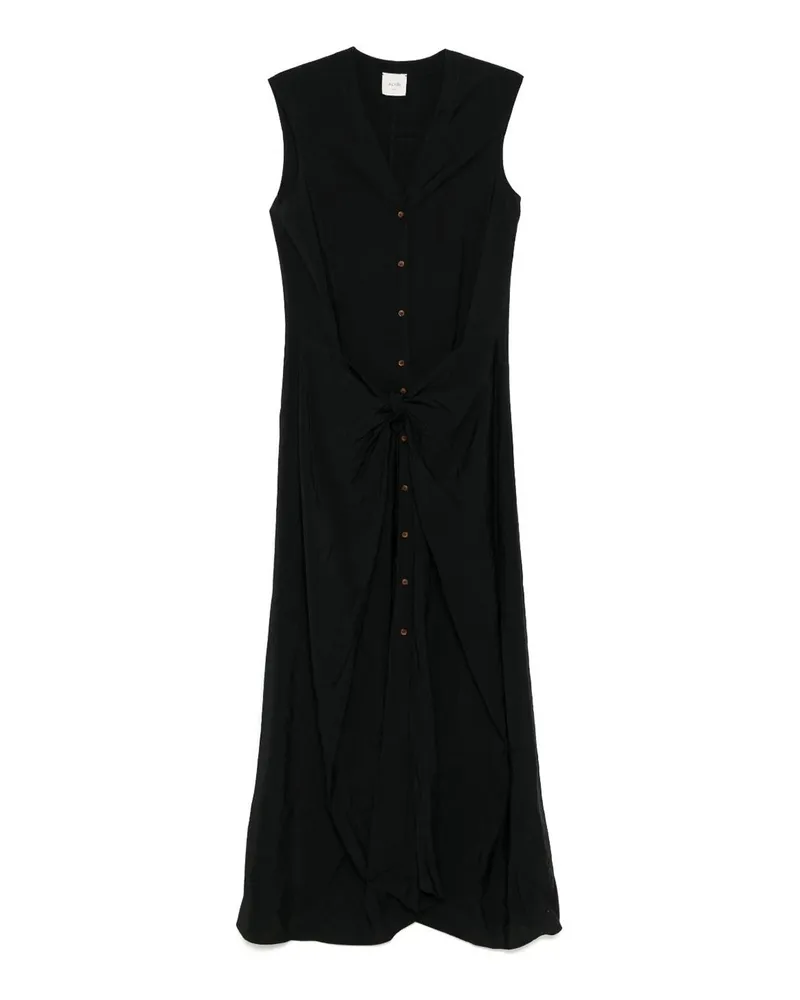 ALYSI Maxikleid - Schwarz Schwarz