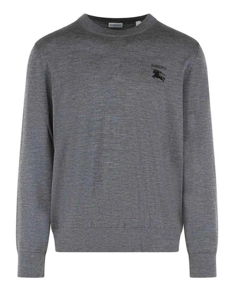 Burberry Rundhalspullover - Grau Grau