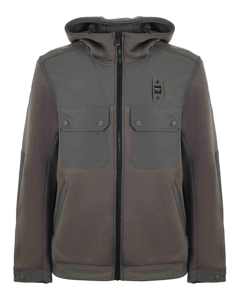 Blauer Sweatshirt - Grün Grün