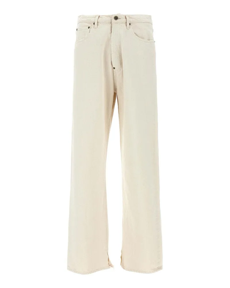 Maison Margiela Bootcut Jeans - Beige Beige
