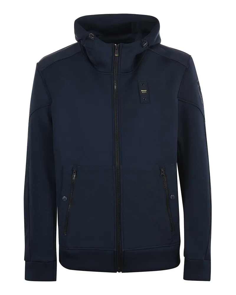 Blauer Sweatshirt - Blau Blau