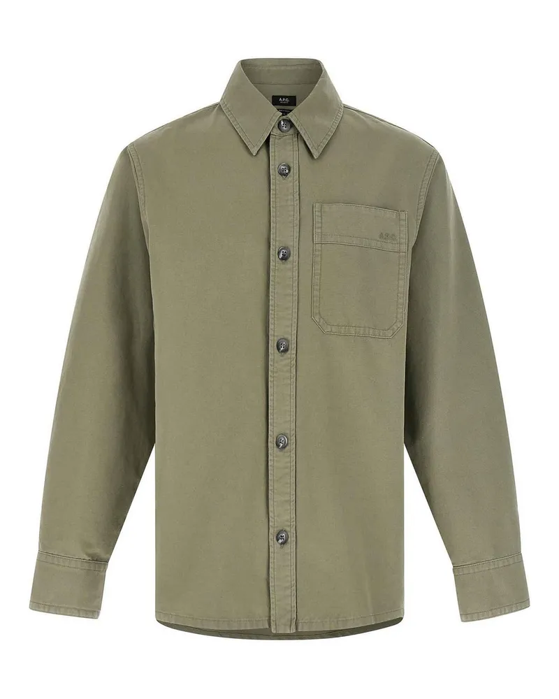 A.P.C. A. P.C. Hemd - Grün Grün