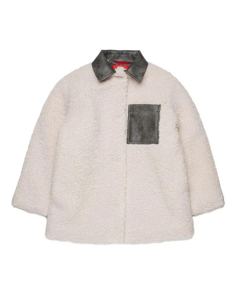 MAX&Co. Knielanger Mantel - Weiß Weiß