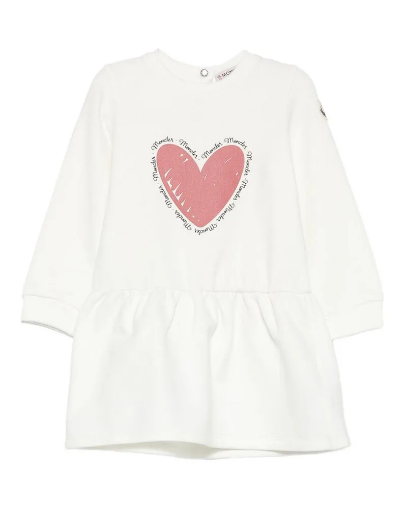 Moncler Knielanges Kleid - Weiß Weiß