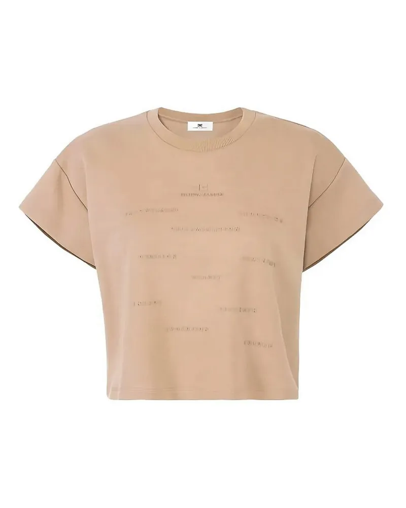 Elisabetta Franchi Rundhalspullover - Dunkelgrau Dunkelgrau