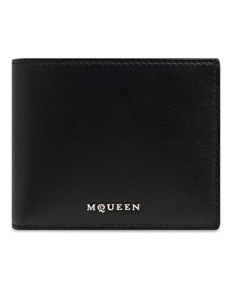 Alexander McQueen Portemonnaie - Schwarz Schwarz