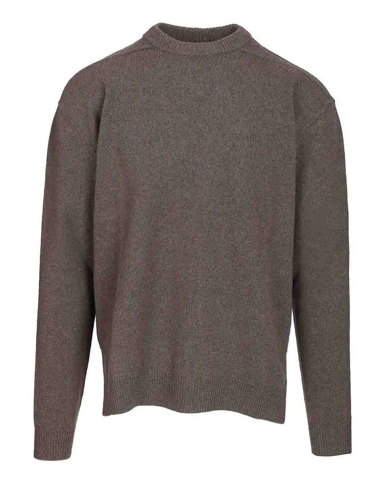Rick Owens Rundhalspullover - Beige Beige