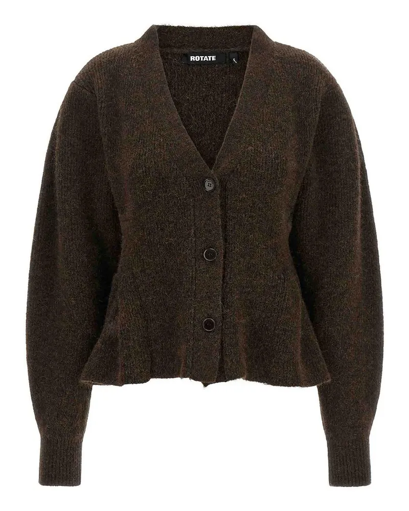 ROTATE Birger Christensen Cardigan - Braun Braun
