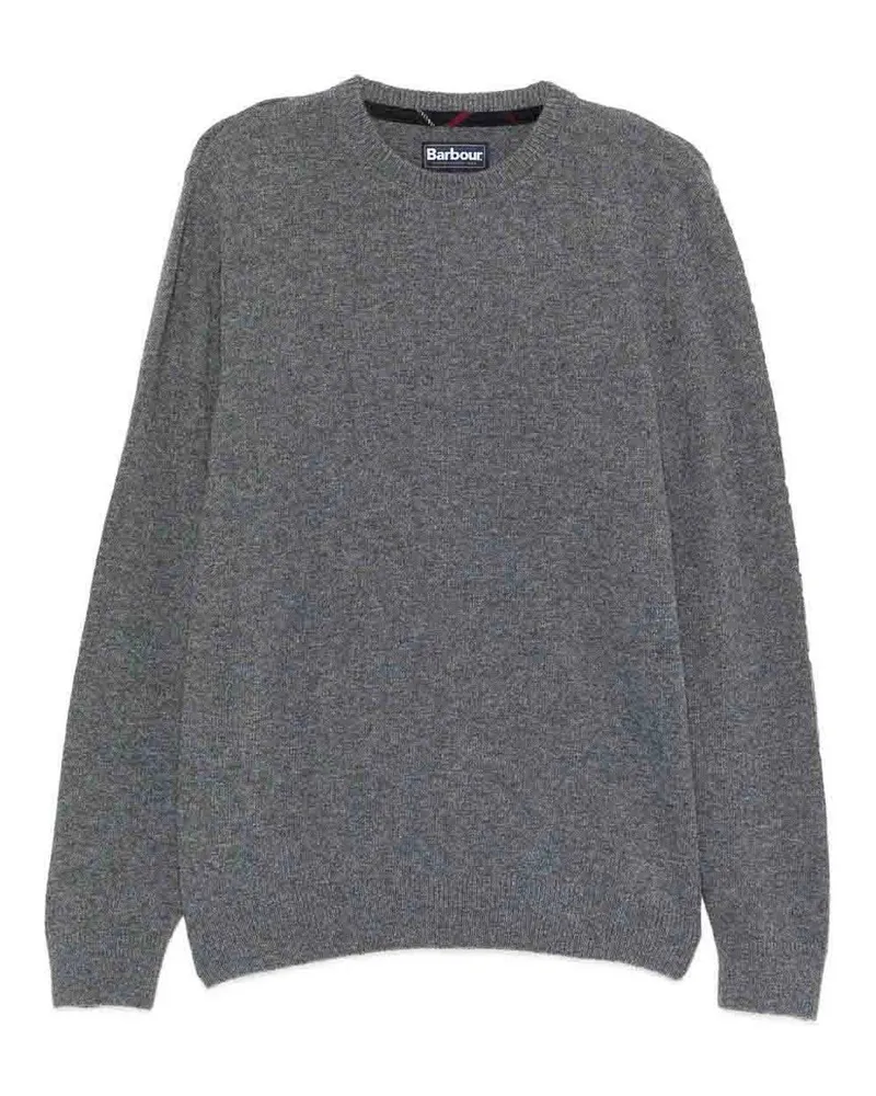 Barbour Rundhalspullover - Grau Grau