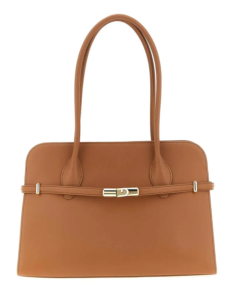 Furla Schultertasche - Braun Braun