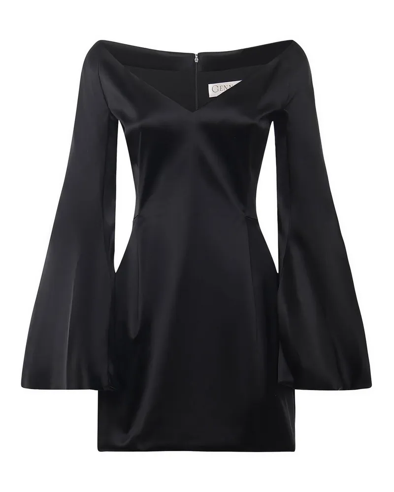 Genny Kurzes Kleid - Schwarz Schwarz