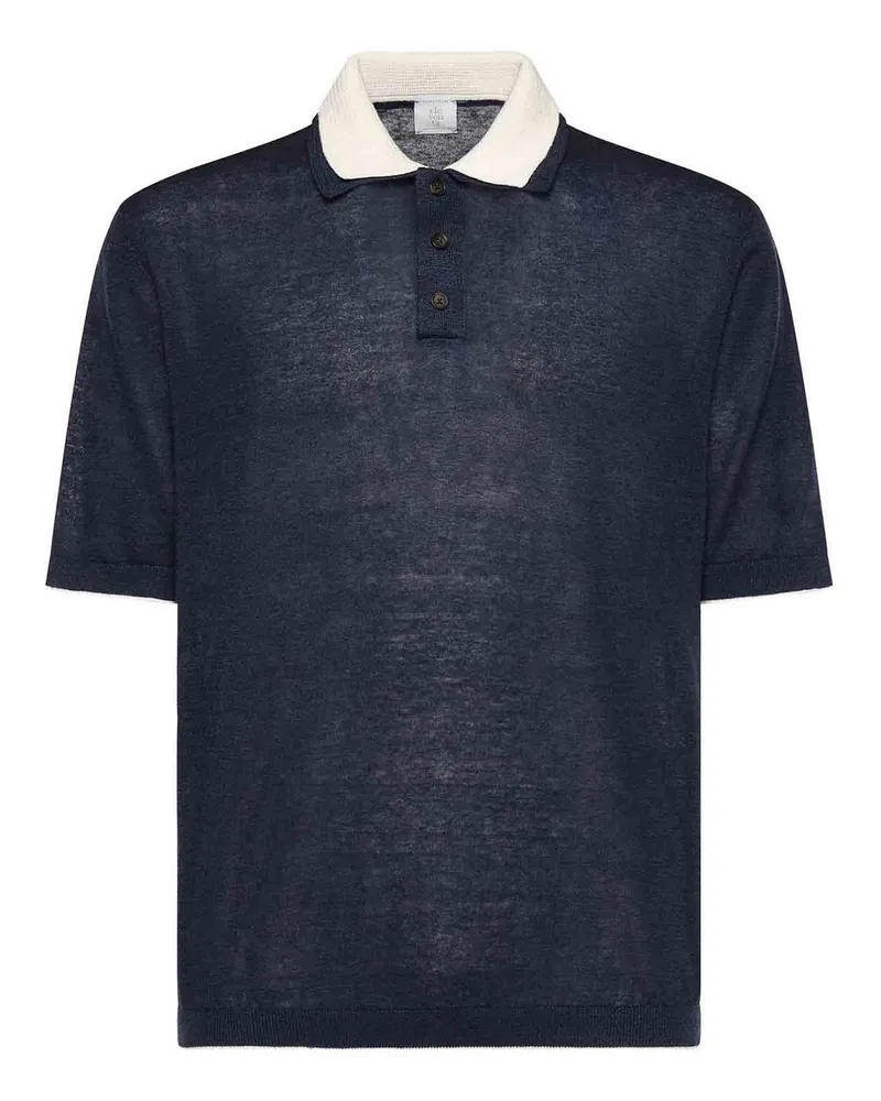 Eleventy Poloshirt - Weiß Weiß