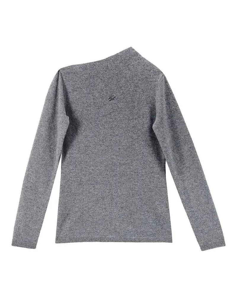 Karl Lagerfeld Rundhalspullover - Grau Grau