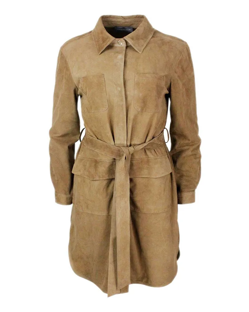 Lorena Antoniazzi Knielanges Kleid - Camel Camel