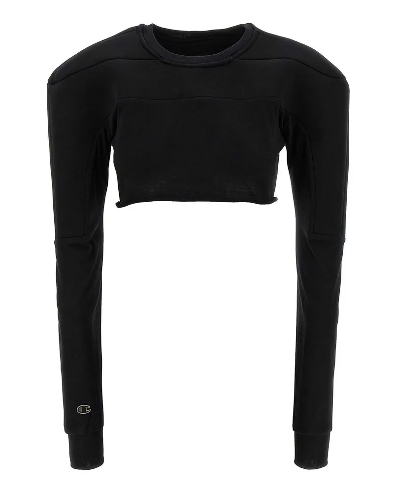 Rick Owens Rundhalspullover - Schwarz Schwarz