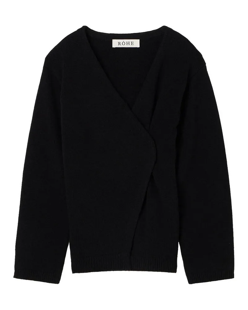 Róhe Cardigan - Schwarz Schwarz