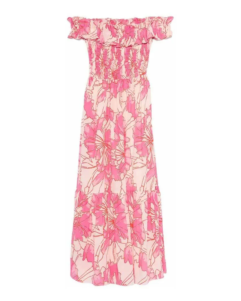 Poupette St Barth Maxikleid - Rosa Rosa