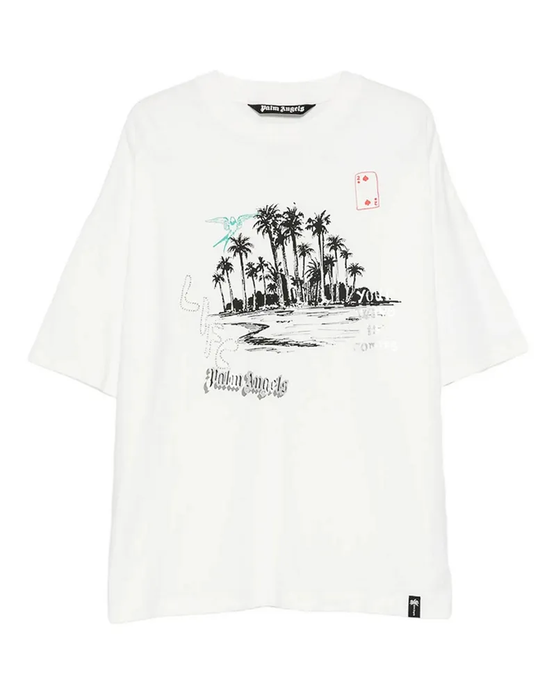 Palm Angels T-Shirt - Weiß Weiß