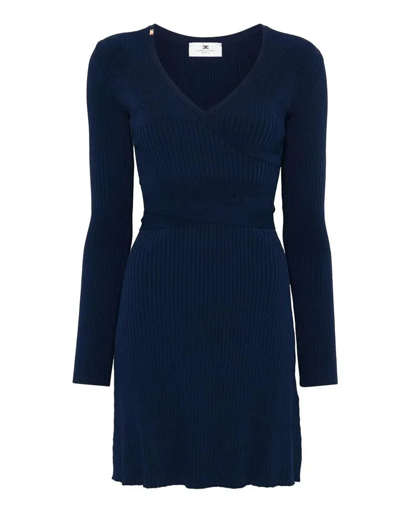 Elisabetta Franchi Knielanges Kleid - Blau Blau