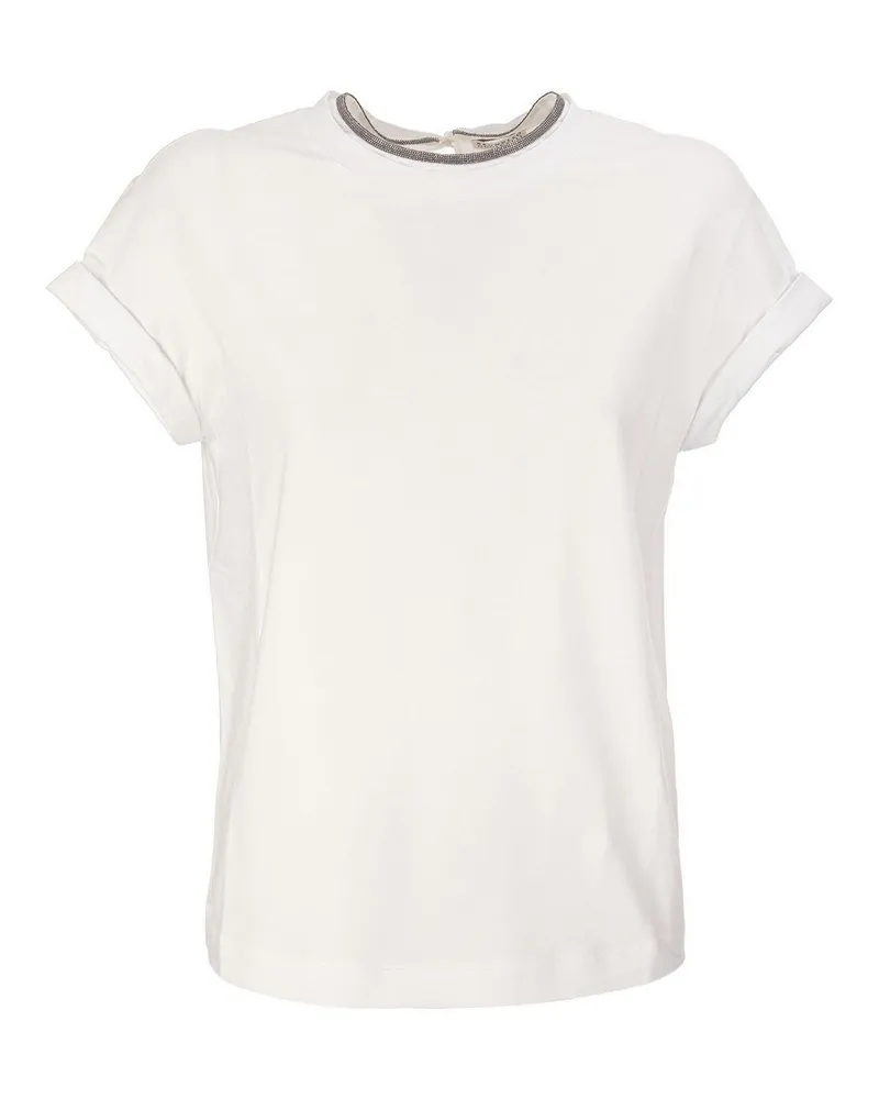 Brunello Cucinelli T-Shirt - Weiß Weiß