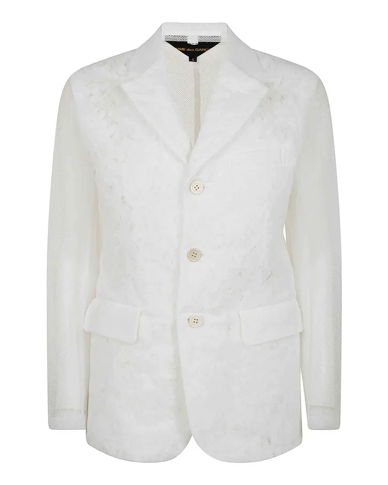 Comme des Garçons Casualjacke - Weiß Weiß