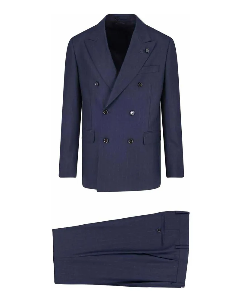 LARDINI Eleganter Anzug - Blau Blau