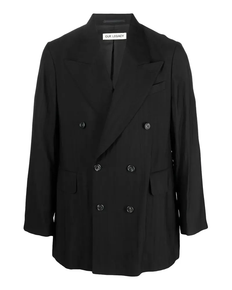 Our Legacy Blazer - Schwarz Schwarz