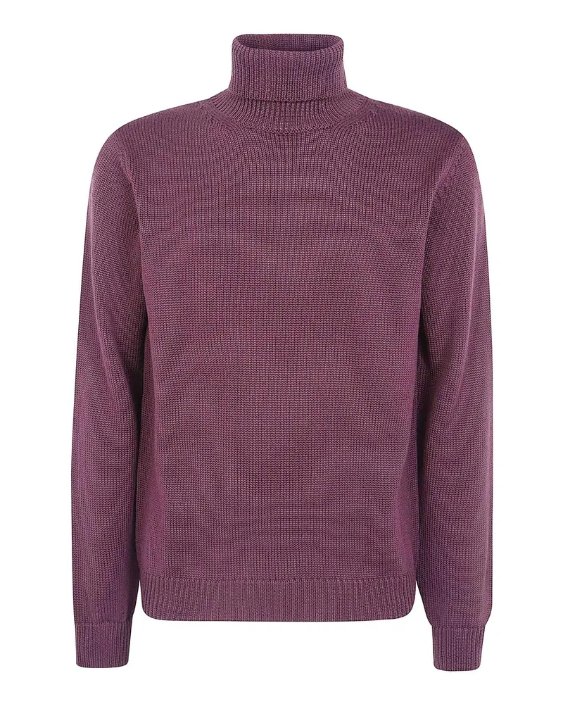 Nuur Rollkragenpullover - Rosa Rosa