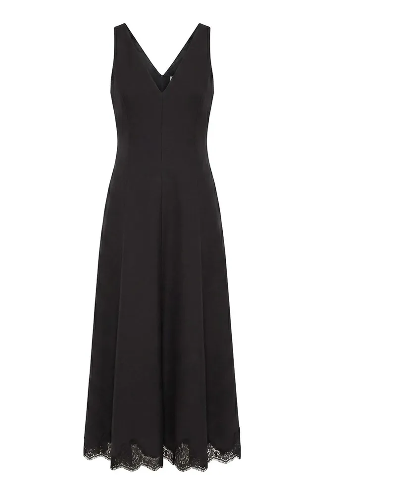 Valentino Garavani Knielanges Kleid - Schwarz Schwarz