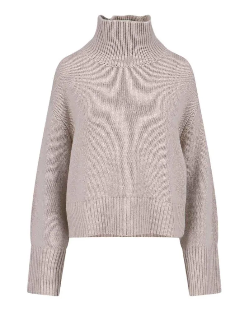 Lisa Yang Rundhalspullover - Beige Beige