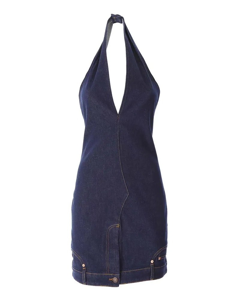 Moschino Maxikleid - Blau Blau