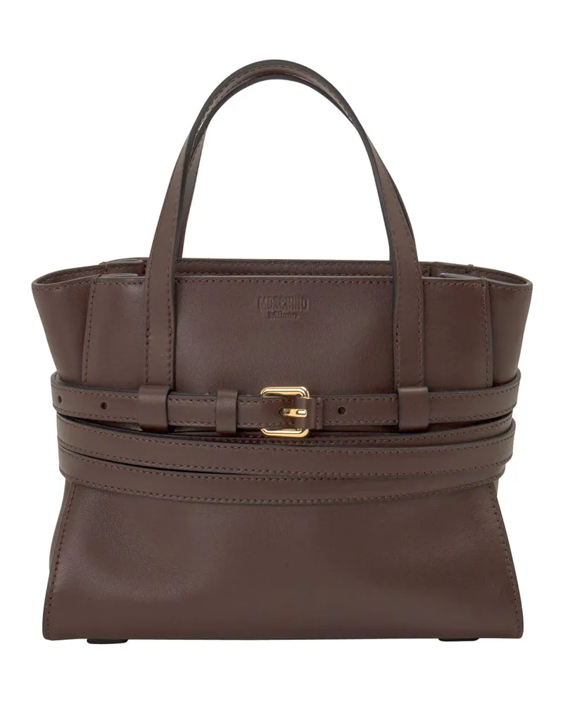 Moschino Schultertasche - Braun Braun