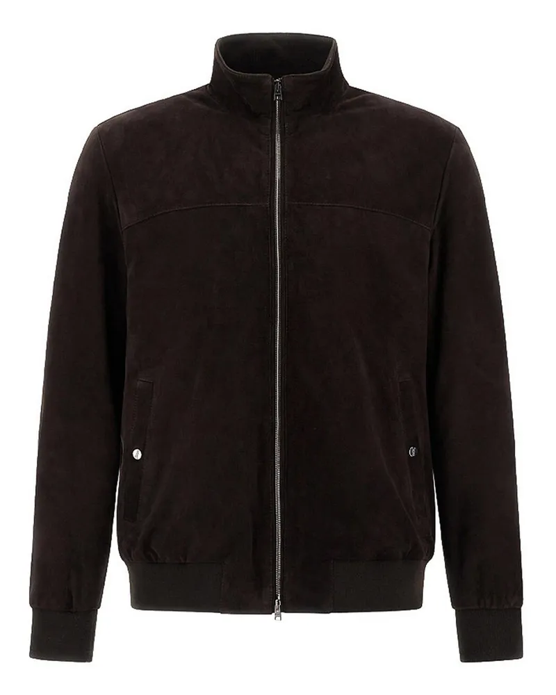Herno Lederjacke - Braun Braun
