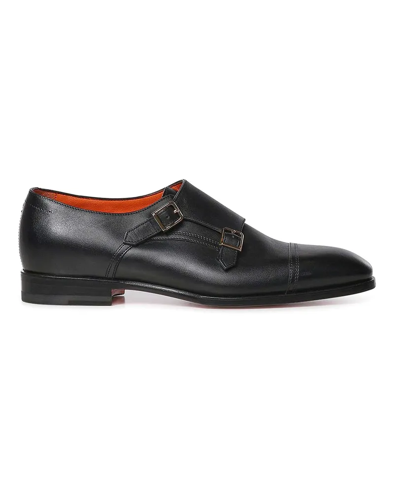 Santoni Mokassins - Schwarz Schwarz