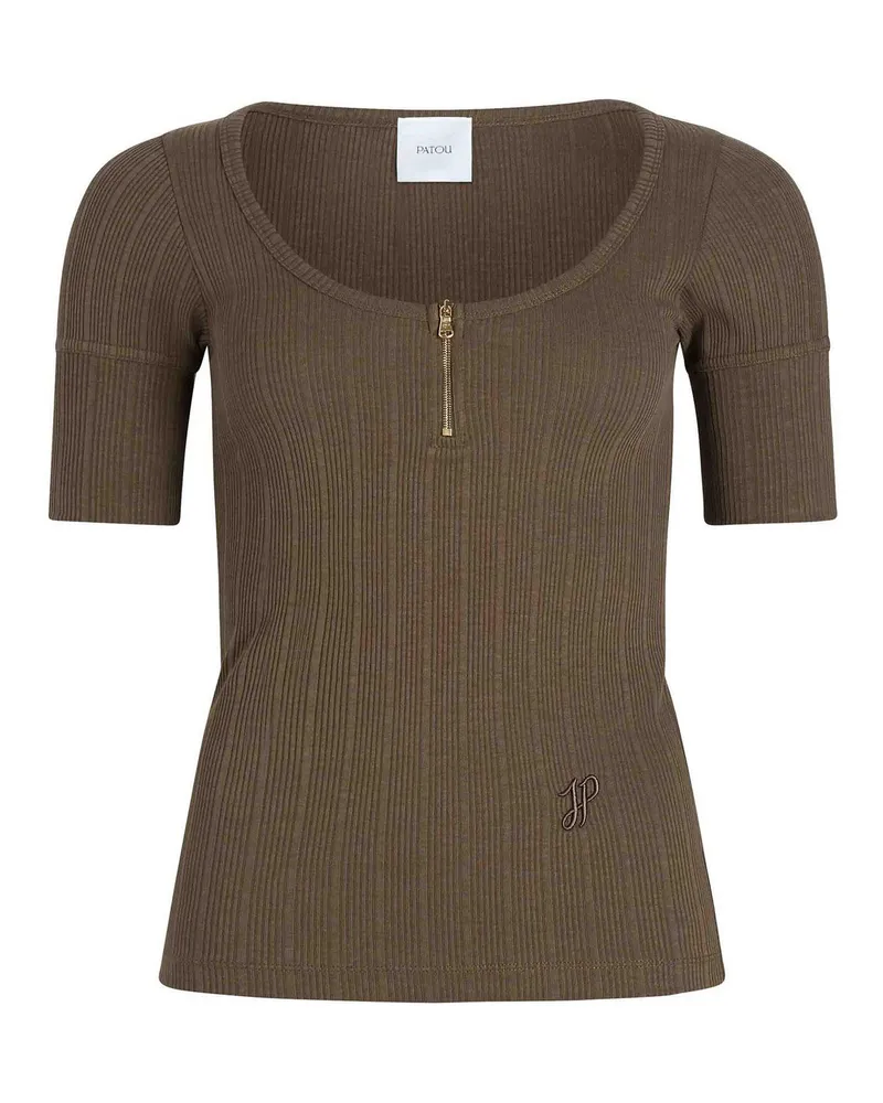Patou T-Shirt - Braun Braun