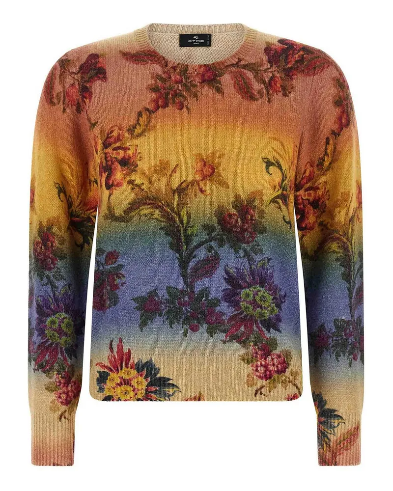 Etro Rundhalspullover - Bunt Bunt
