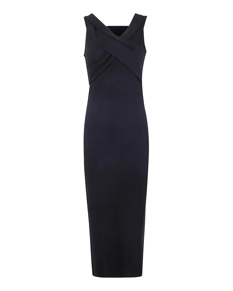 Emporio Armani Maxikleid - Schwarz Schwarz