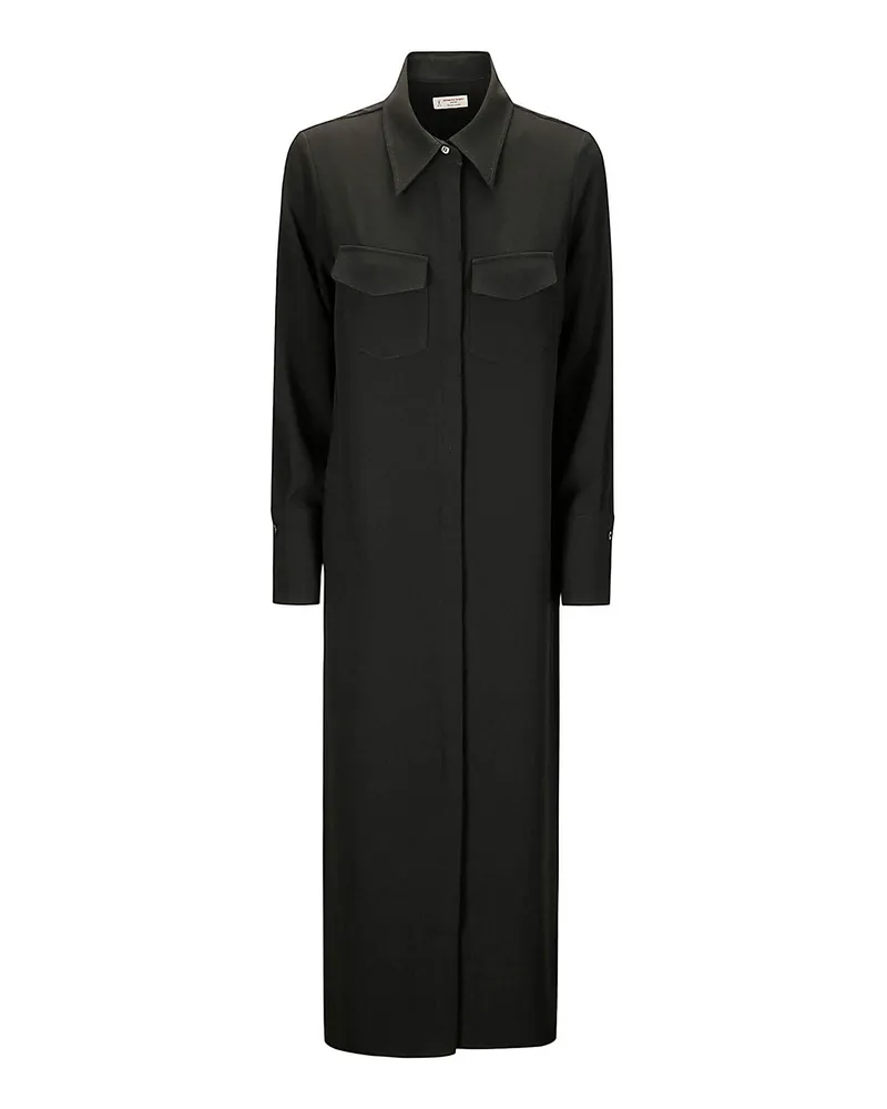 Alberto Biani Maxikleid - Schwarz Schwarz