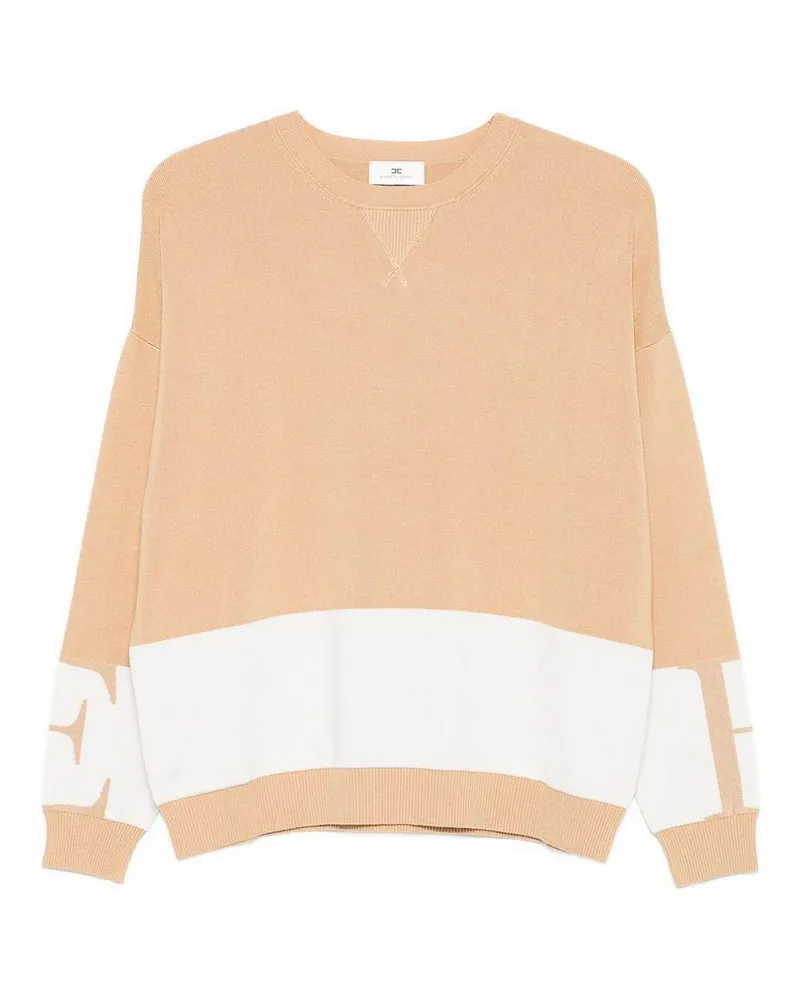 Elisabetta Franchi Rundhalspullover - Beige Beige