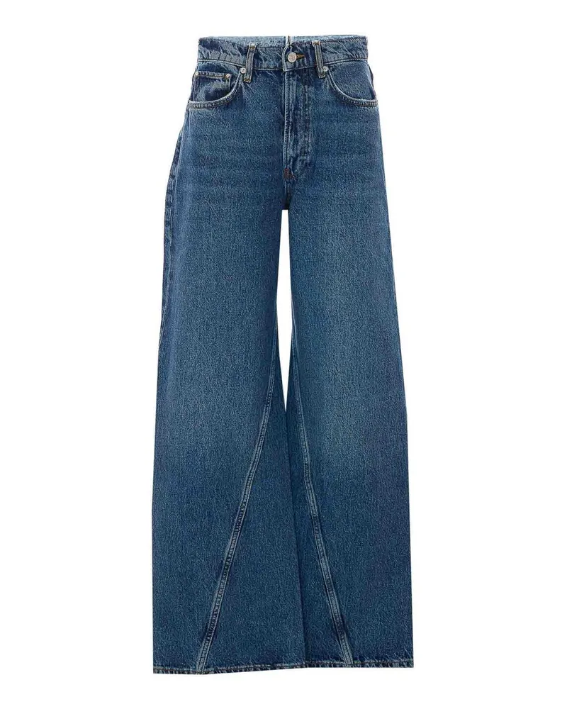 Anine Bing Straight Leg Jeans - Blau Blau