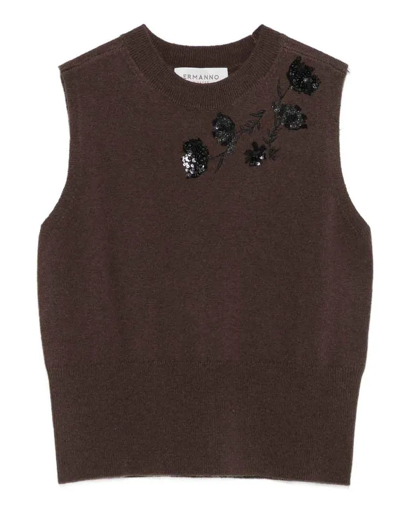 Ermanno Scervino Weste - Braun Braun