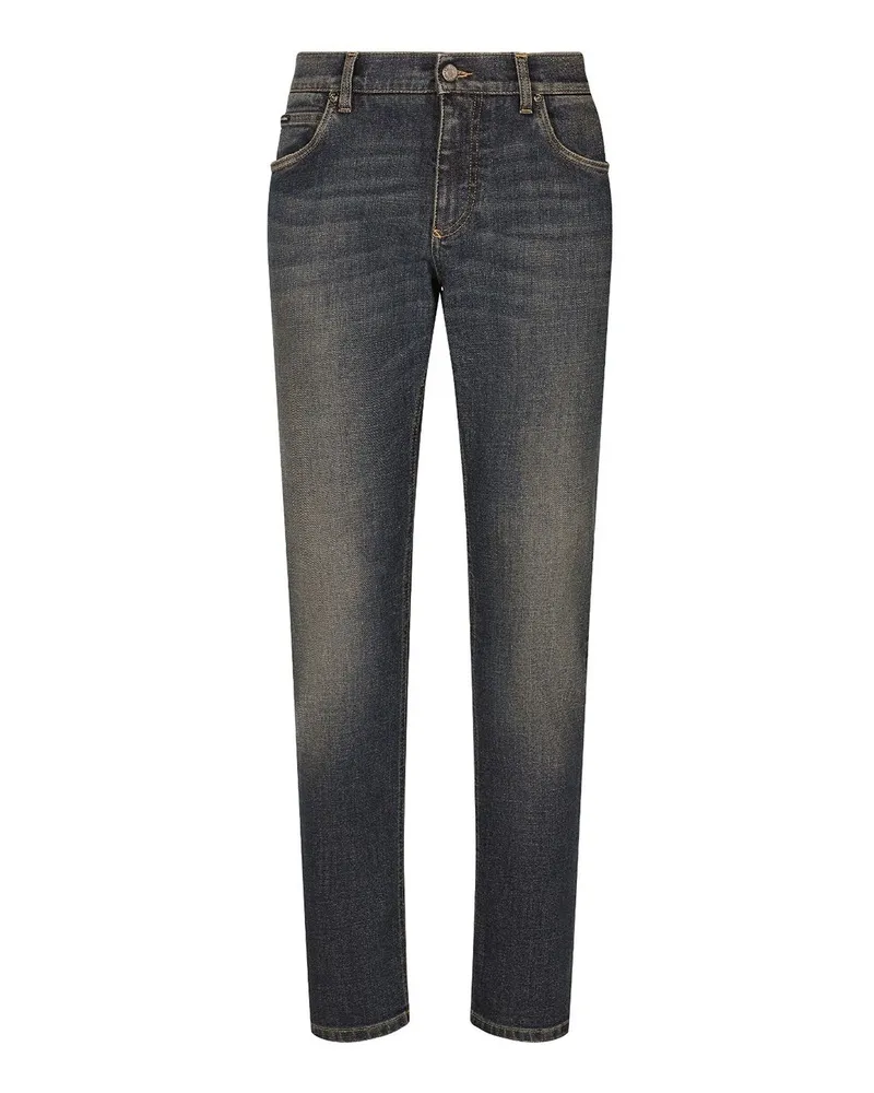 Dolce & Gabbana Straight Leg Jeans Helles