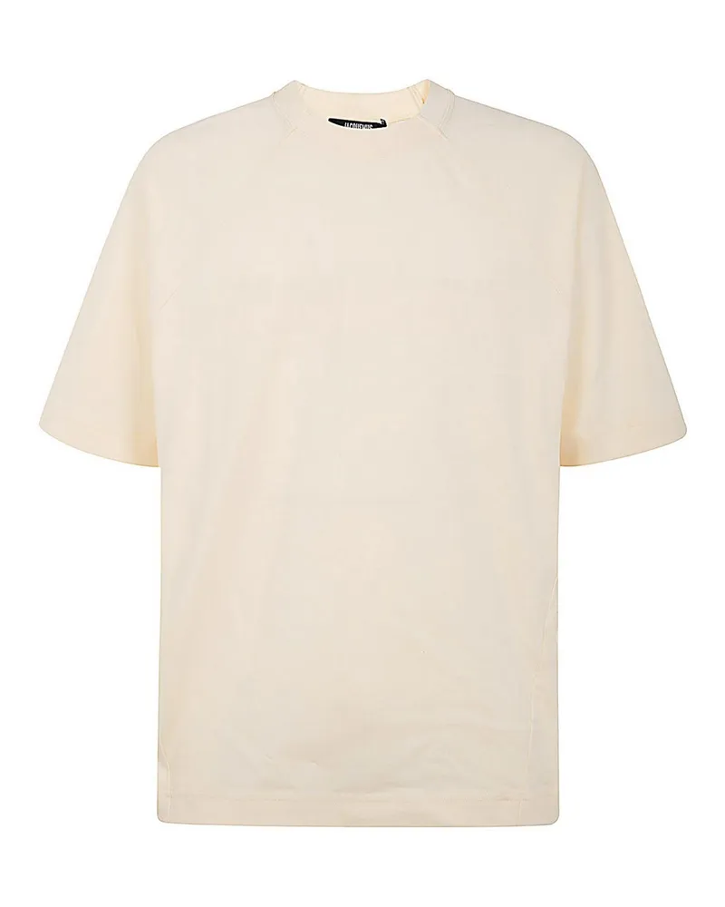 Jacquemus T-Shirt - Braun Weiß