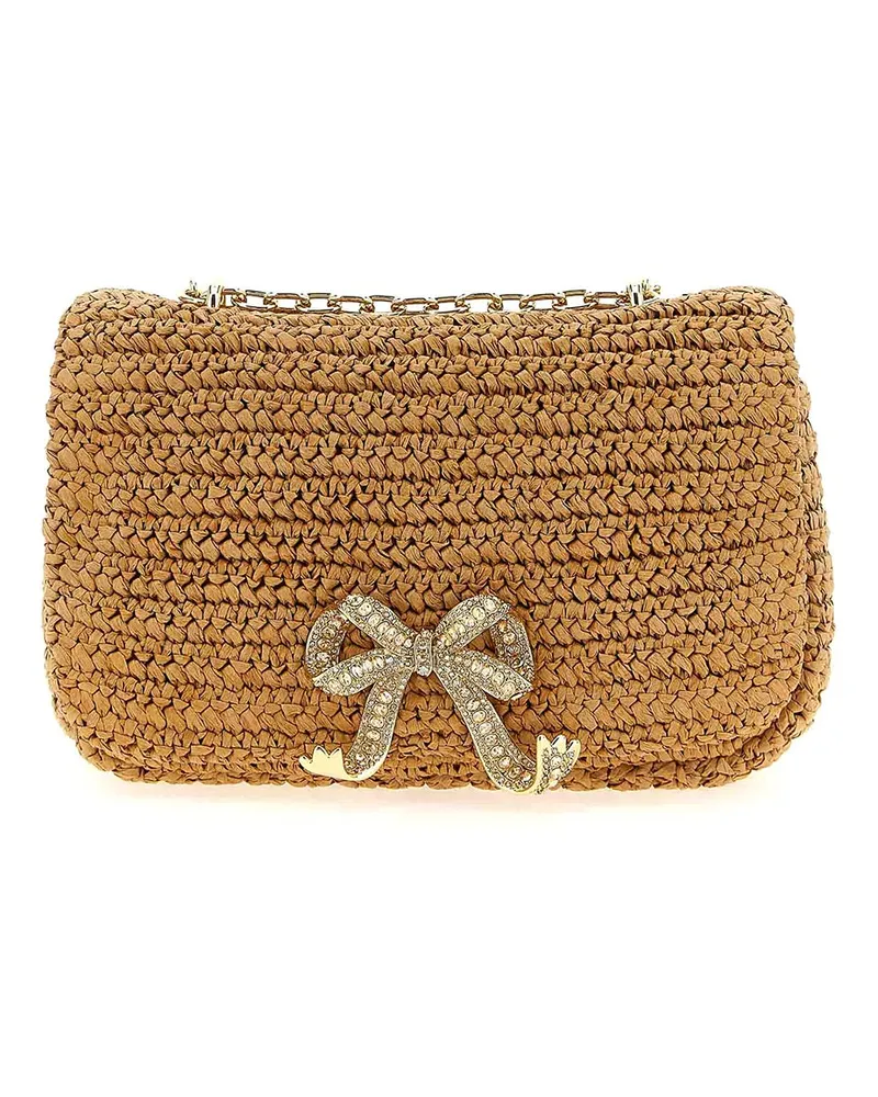 Self-Portrait Schultertasche - Beige Beige