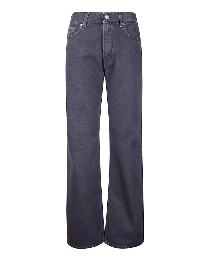 Haikure Straight Leg Jeans - Blau Blau