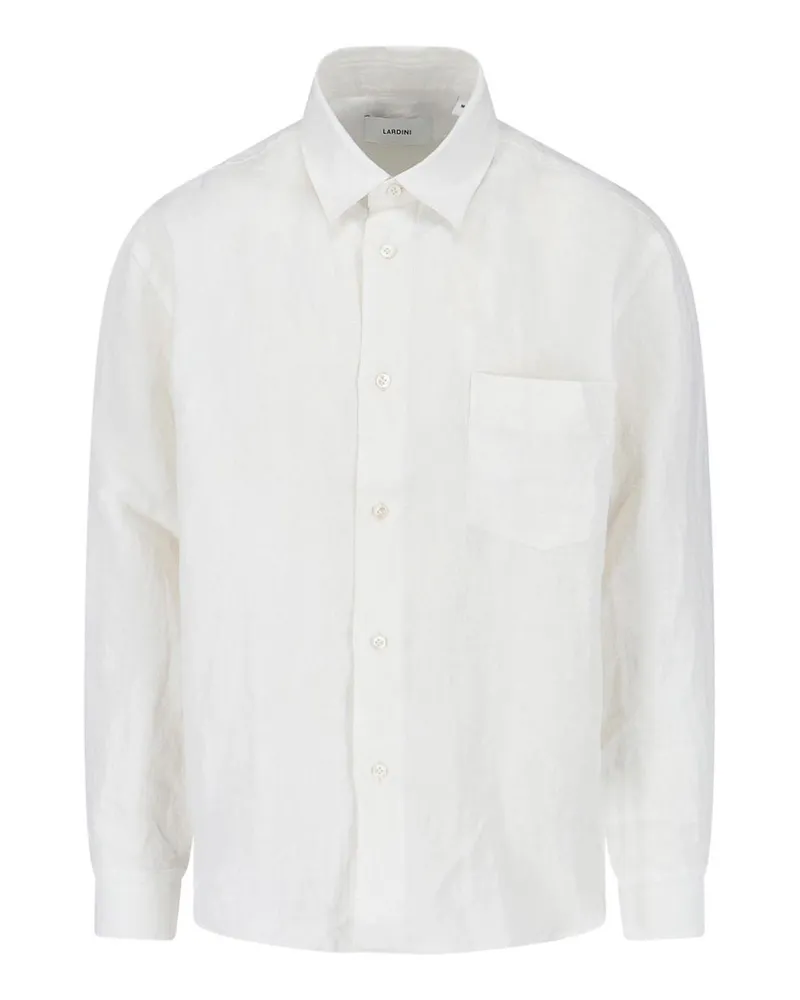 LARDINI Hemd - Weiß Weiß