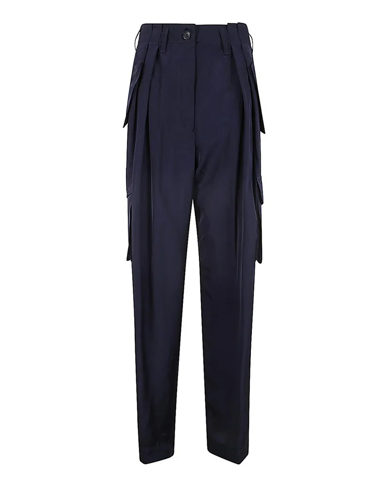Dries van Noten Casual Hose - Blau Blau