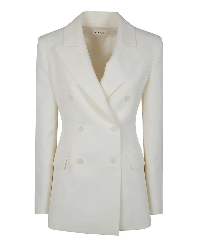 P.A.R.O.S.H. P. A.R. O H. Casualjacke - Weiß Weiß