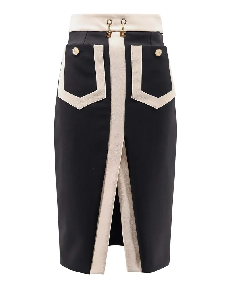 Elisabetta Franchi Minirock - Schwarz Schwarz
